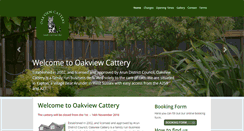 Desktop Screenshot of oakviewcattery.com